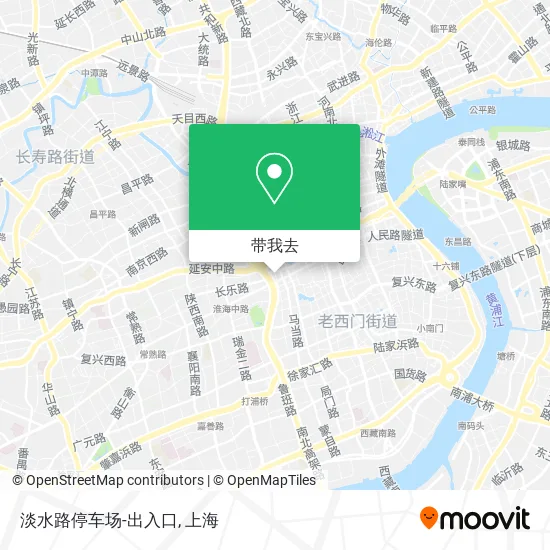淡水路停车场-出入口地图