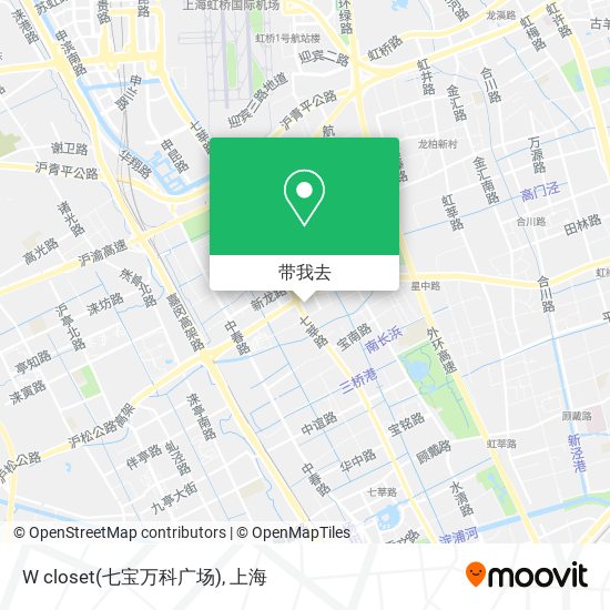 W closet(七宝万科广场)地图