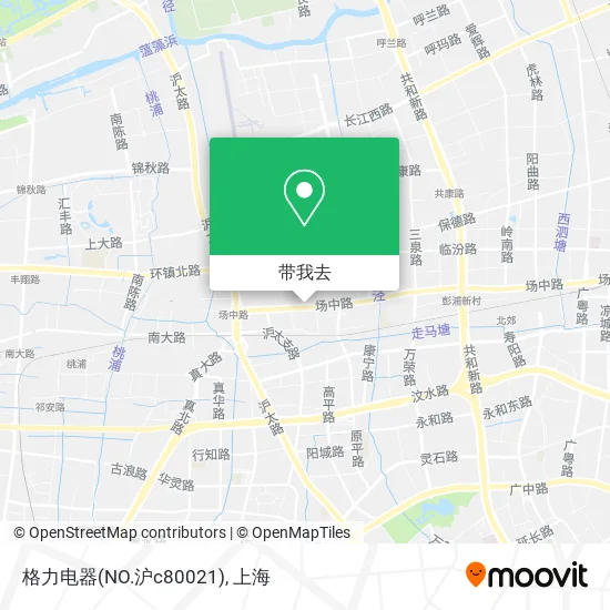 格力电器(NO.沪c80021)地图