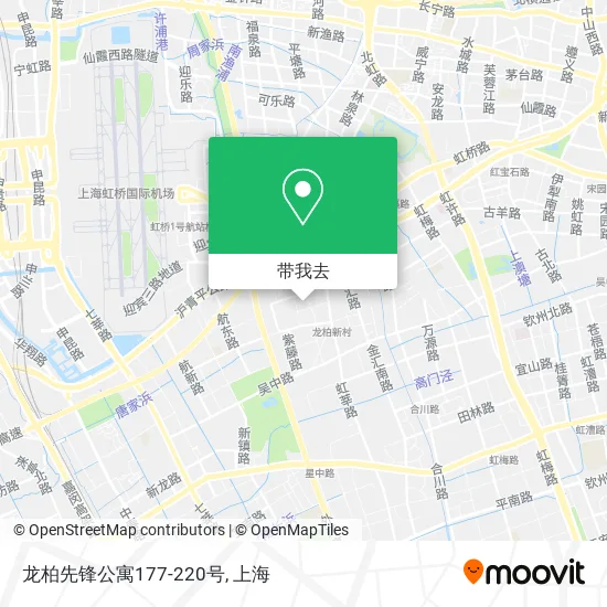 龙柏先锋公寓177-220号地图