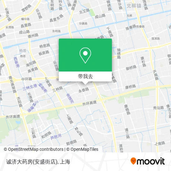 诚济大药房(安盛街店)地图