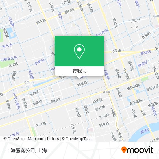 上海赢鑫公司地图