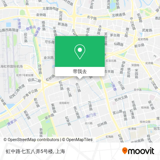 虹中路七五八弄5号楼地图