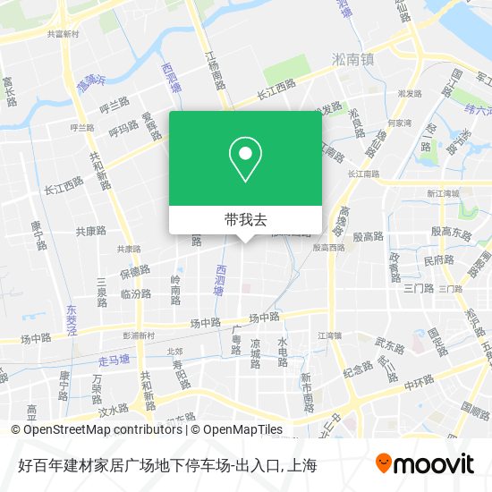 好百年建材家居广场地下停车场-出入口地图