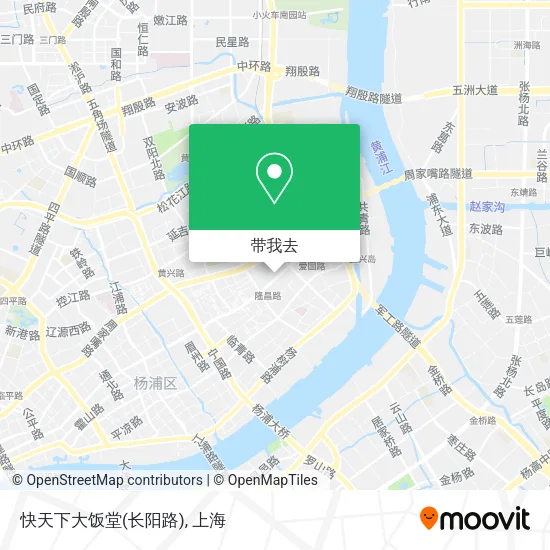 快天下大饭堂(长阳路)地图