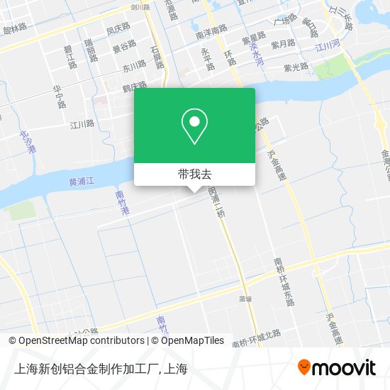 上海新创铝合金制作加工厂地图
