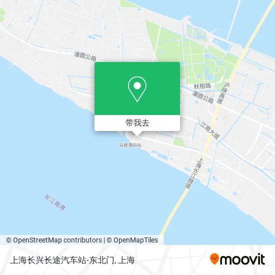 上海长兴长途汽车站-东北门地图