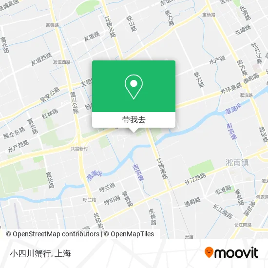 小四川蟹行地图