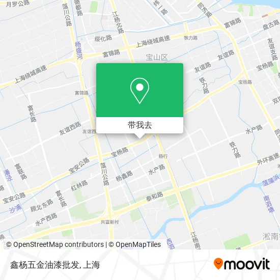鑫杨五金油漆批发地图