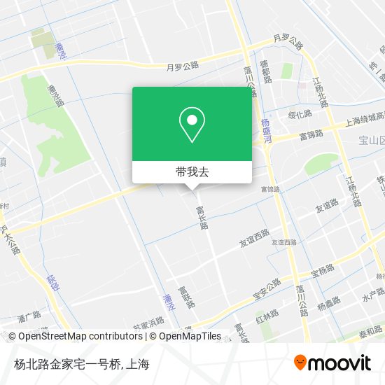 杨北路金家宅一号桥地图