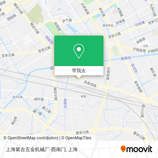 上海紫合五金机械厂-西南门地图