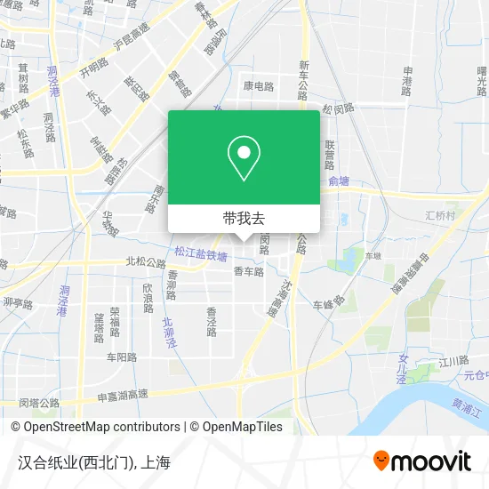 汉合纸业(西北门)地图