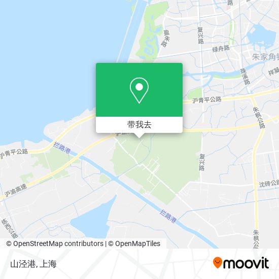 山泾港地图