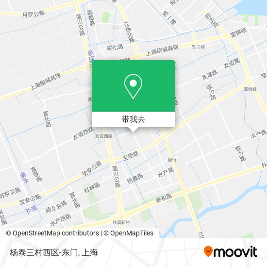 杨泰三村西区-东门地图