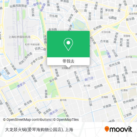 大龙燚火锅(爱琴海购物公园店)地图