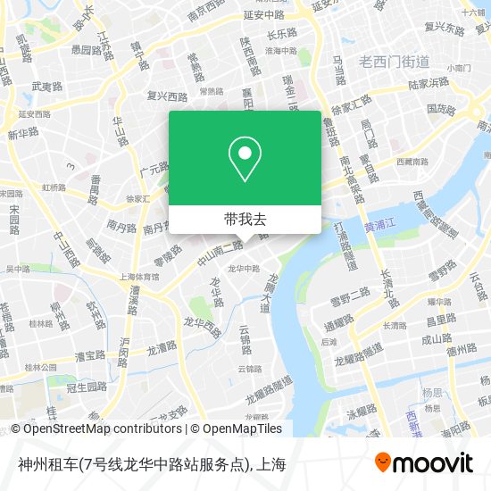 神州租车(7号线龙华中路站服务点)地图