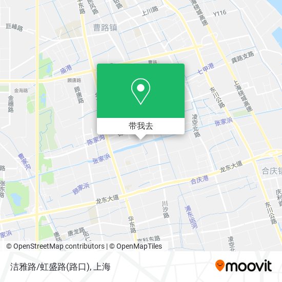 洁雅路/虹盛路(路口)地图