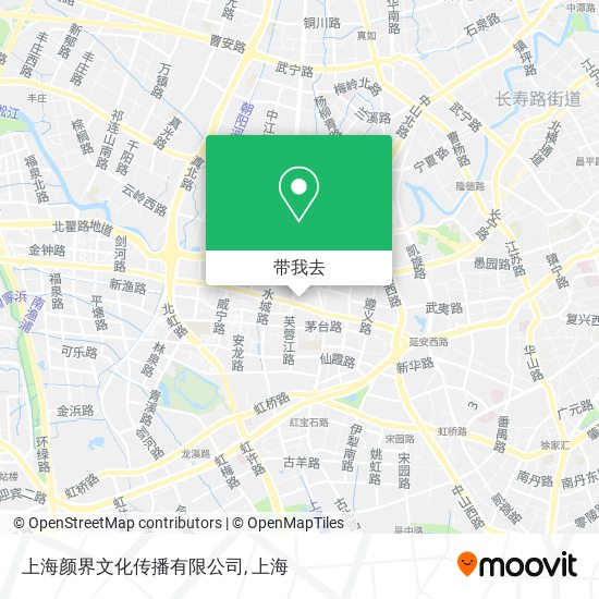 上海颜界文化传播有限公司地图