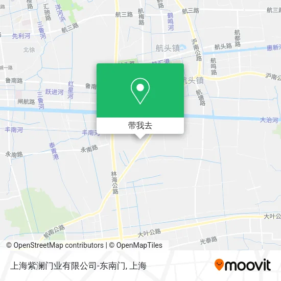 上海紫澜门业有限公司-东南门地图