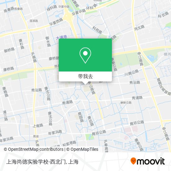 上海尚德实验学校-西北门地图