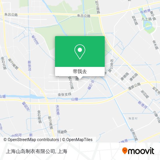 上海山岛制衣有限公司地图