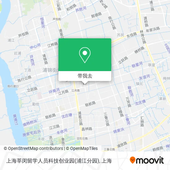 上海莘闵留学人员科技创业园(浦江分园)地图