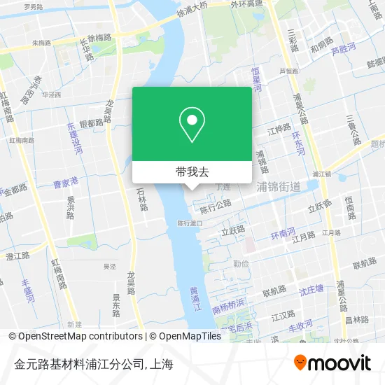 金元路基材料浦江分公司地图