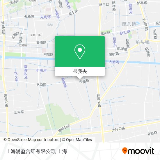 上海浦盈合纤有限公司地图