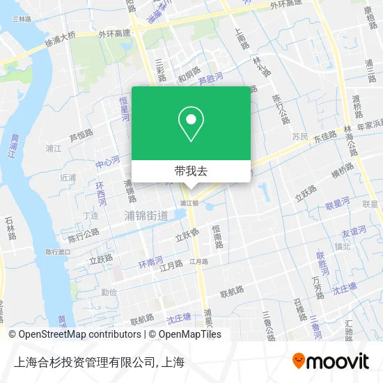 上海合杉投资管理有限公司地图