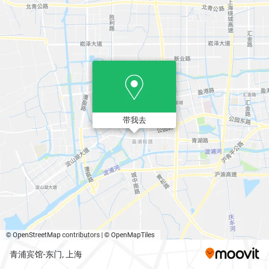 青浦宾馆-东门地图
