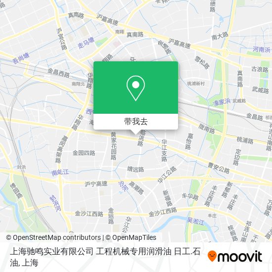 上海驰鸣实业有限公司 工程机械专用润滑油 日工.石油地图