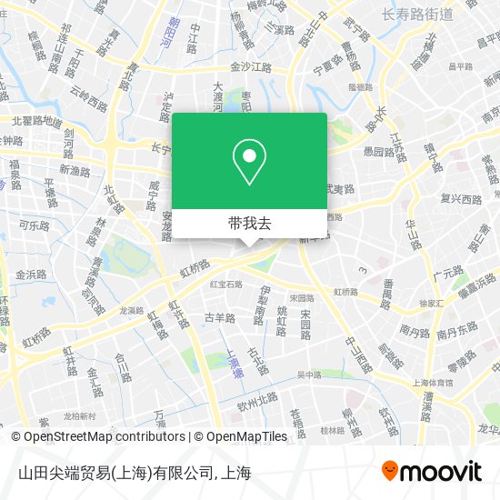 山田尖端贸易(上海)有限公司地图