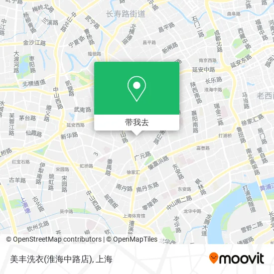 美丰洗衣(淮海中路店)地图