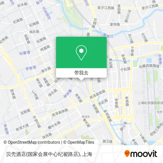 贝壳酒店(国家会展中心纪翟路店)地图