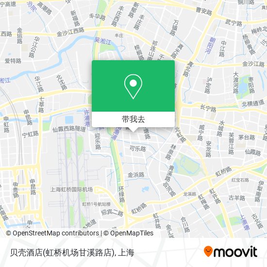 贝壳酒店(虹桥机场甘溪路店)地图