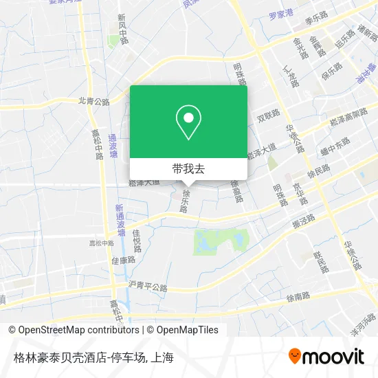 格林豪泰贝壳酒店-停车场地图