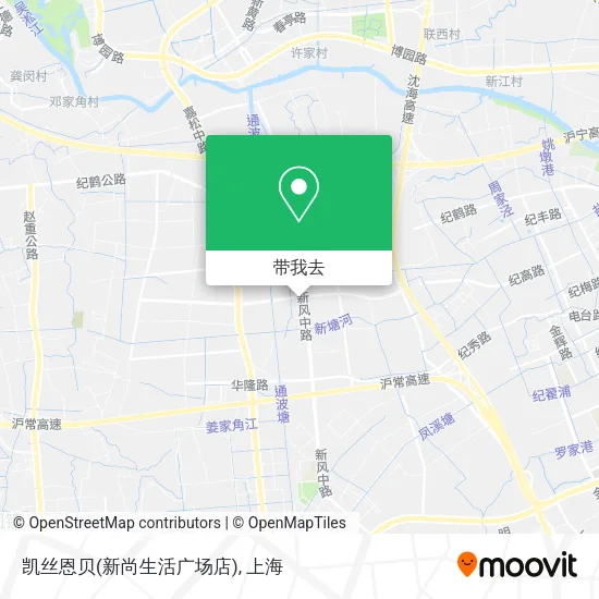 凯丝恩贝(新尚生活广场店)地图
