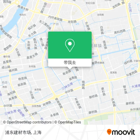 浦东建材市场地图