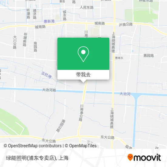 绿能照明(浦东专卖店)地图