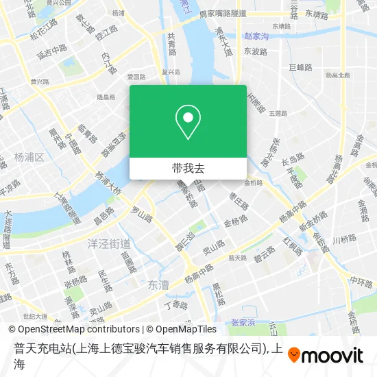 普天充电站(上海上德宝骏汽车销售服务有限公司)地图