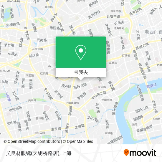 吴良材眼镜(天钥桥路店)地图
