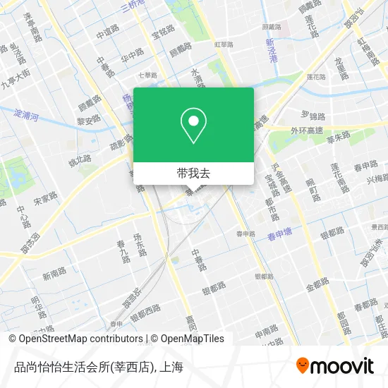 品尚怡怡生活会所(莘西店)地图