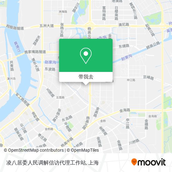 凌八居委人民调解信访代理工作站地图