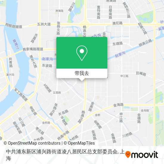 中共浦东新区浦兴路街道凌八居民区总支部委员会地图