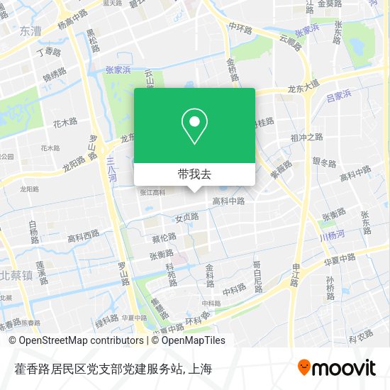 藿香路居民区党支部党建服务站地图