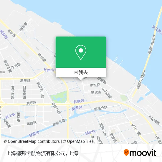 上海德邦卡航物流有限公司地图