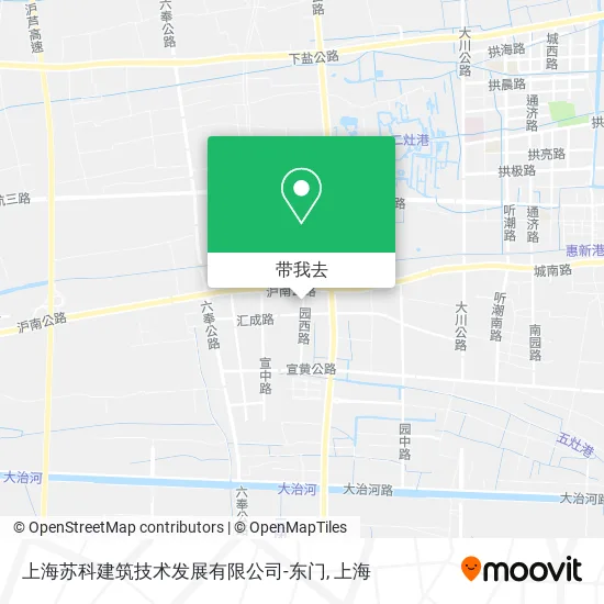 上海苏科建筑技术发展有限公司-东门地图