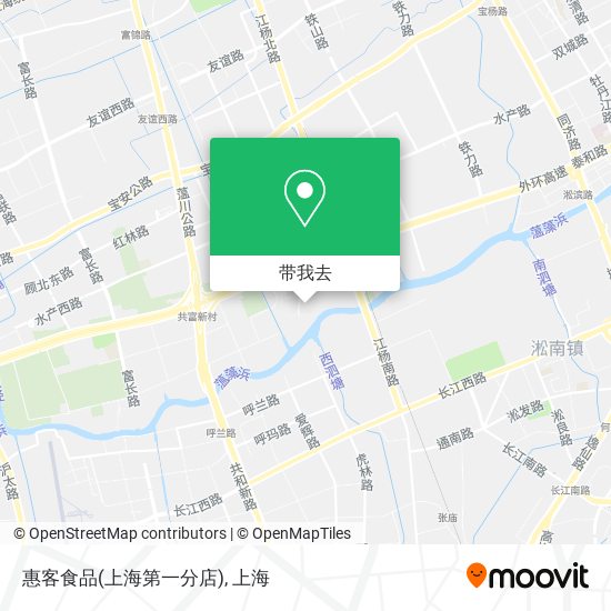 惠客食品(上海第一分店)地图