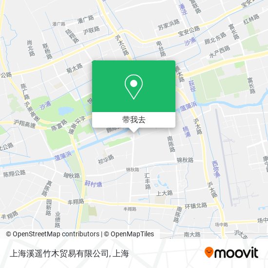 上海溪遥竹木贸易有限公司地图