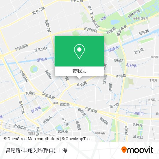 昌翔路/丰翔支路(路口)地图